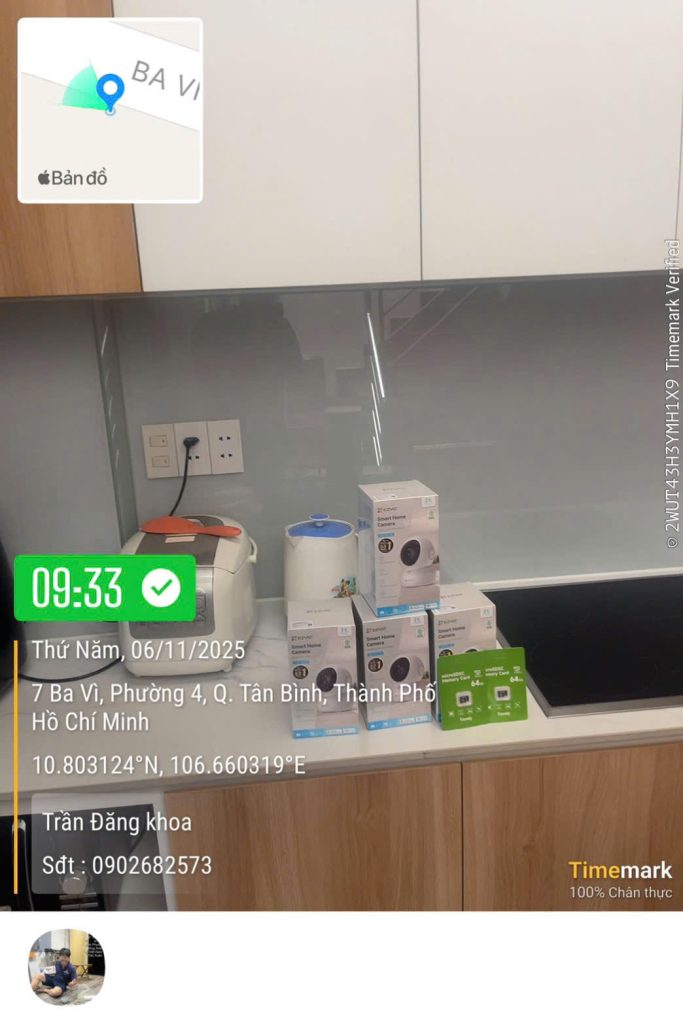 Lắp đặt camera WiFi - CAMERA C6N