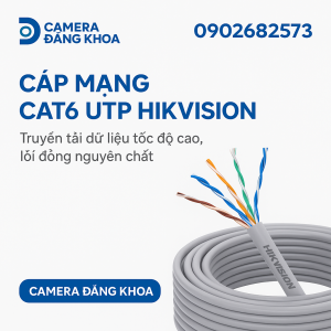Cáp mạng CAT6 UTP Hikvision